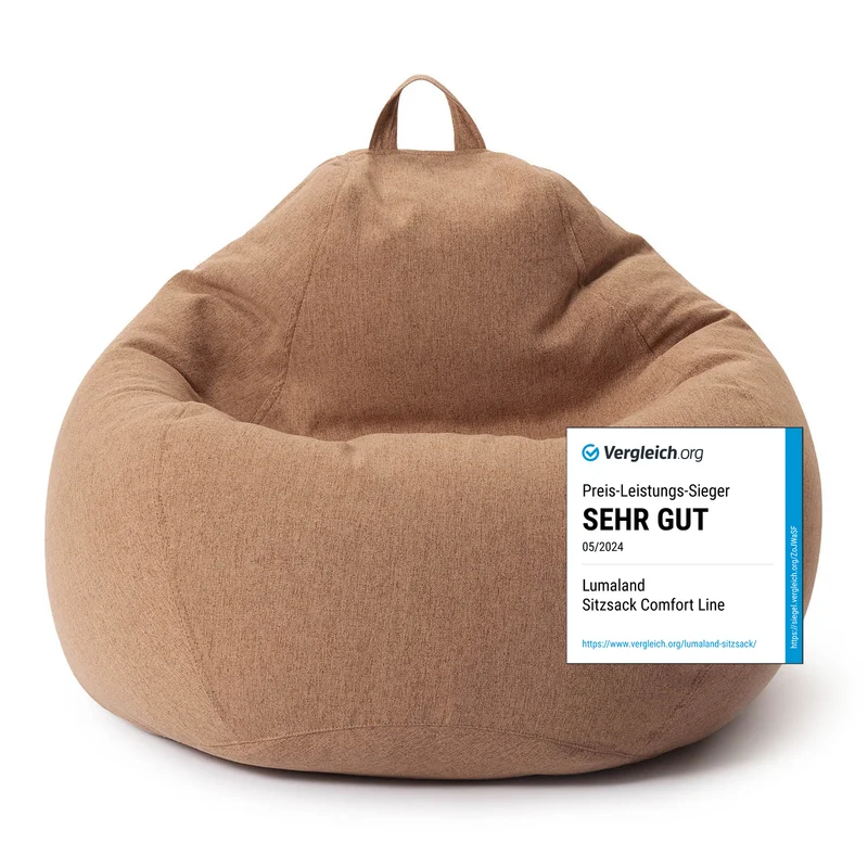 Comfort Line Sitzsack XXL - 315 L - Braun