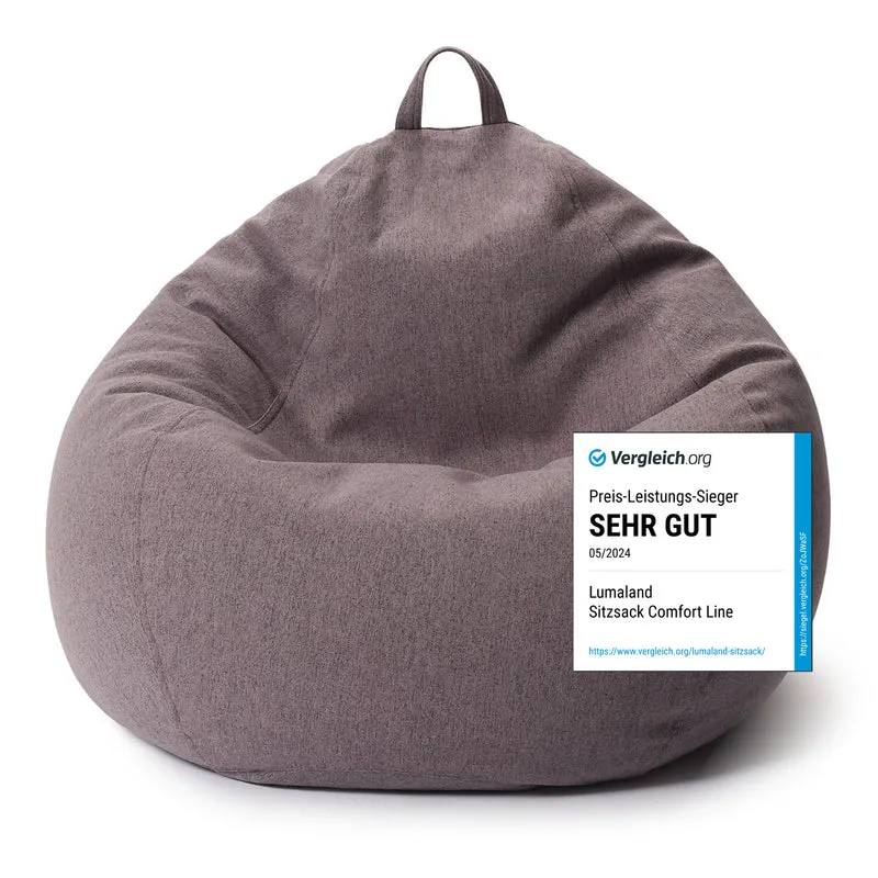 Comfort Line Sitzsack XXL - 315 L - Dunkelgrau