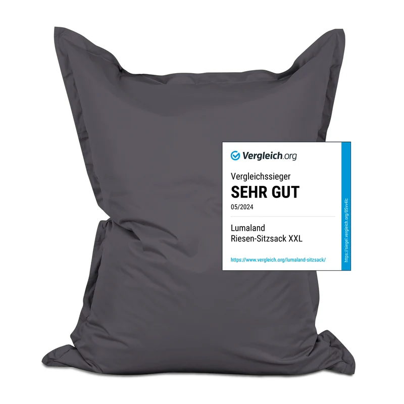 Sitzsack Classic XXL (380 L) - indoor & outdoor - Anthrazit