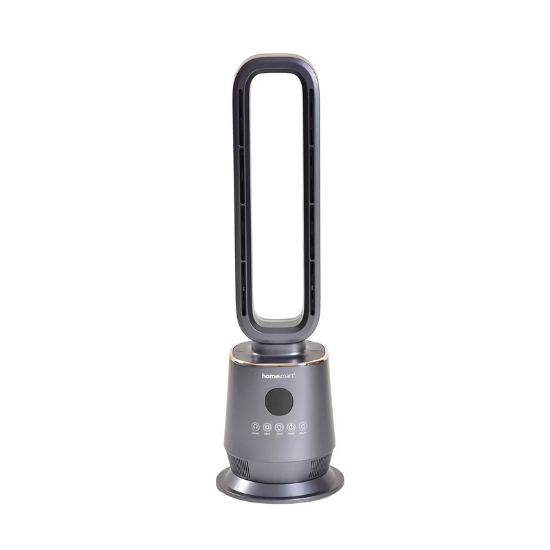 Homesmart - Multifunktionaler Ventilator mit LED-Licht und Wärmefunktion, 1000/2000W