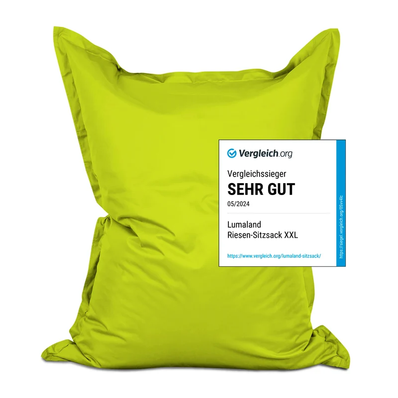 Sitzsack Classic XXL (380 L) - indoor & outdoor - Apfelgrün