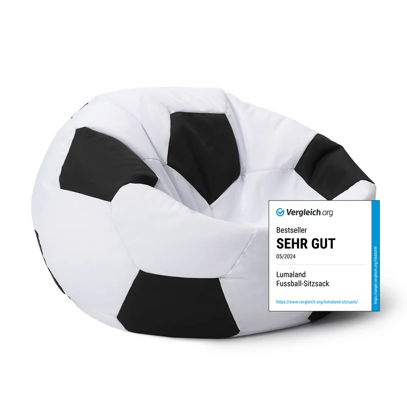 Luxury Fußball Sitzsack (300 L) - indoor & outdoor