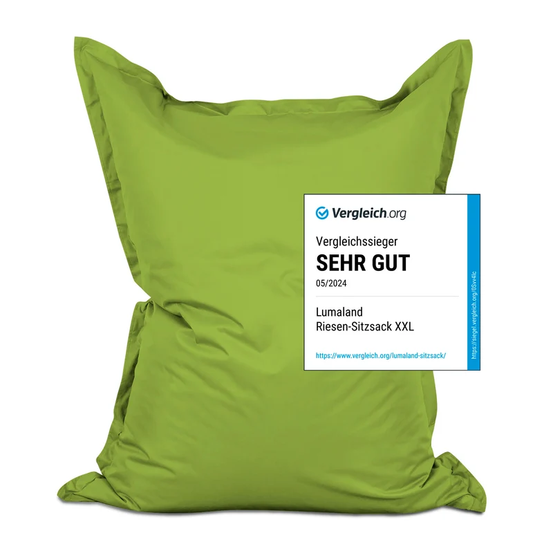 Sitzsack Classic XXL (380 L) - indoor & outdoor - Grün