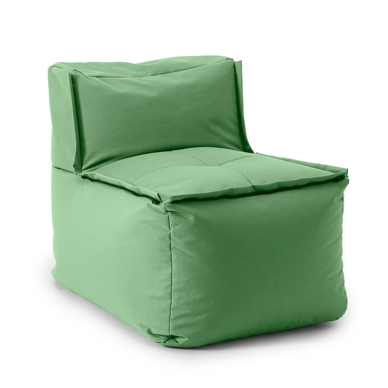 Sitzsack-Sofa Mittelstück (200 L) - Modulares System - indoor & outdoor - Pastell Grün