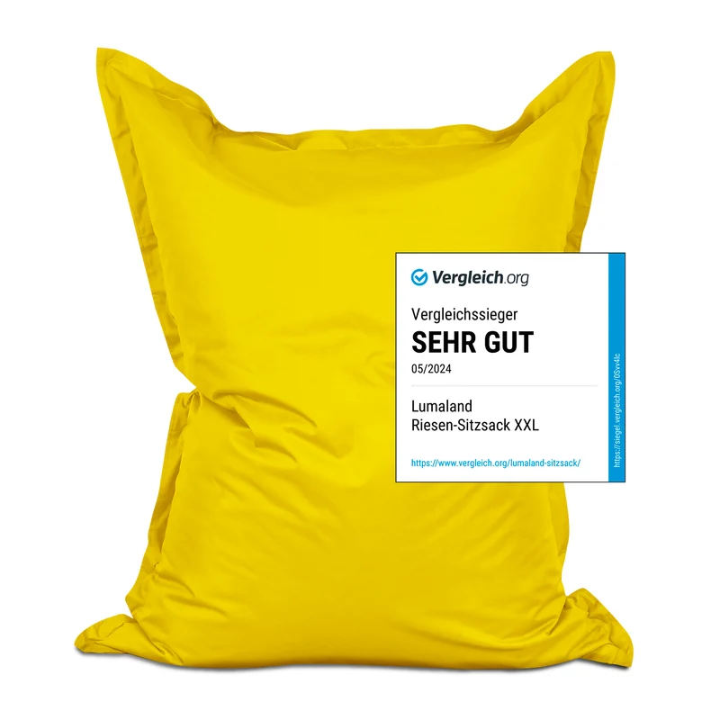 Sitzsack Classic XXL (380 L) - indoor & outdoor - Gelb