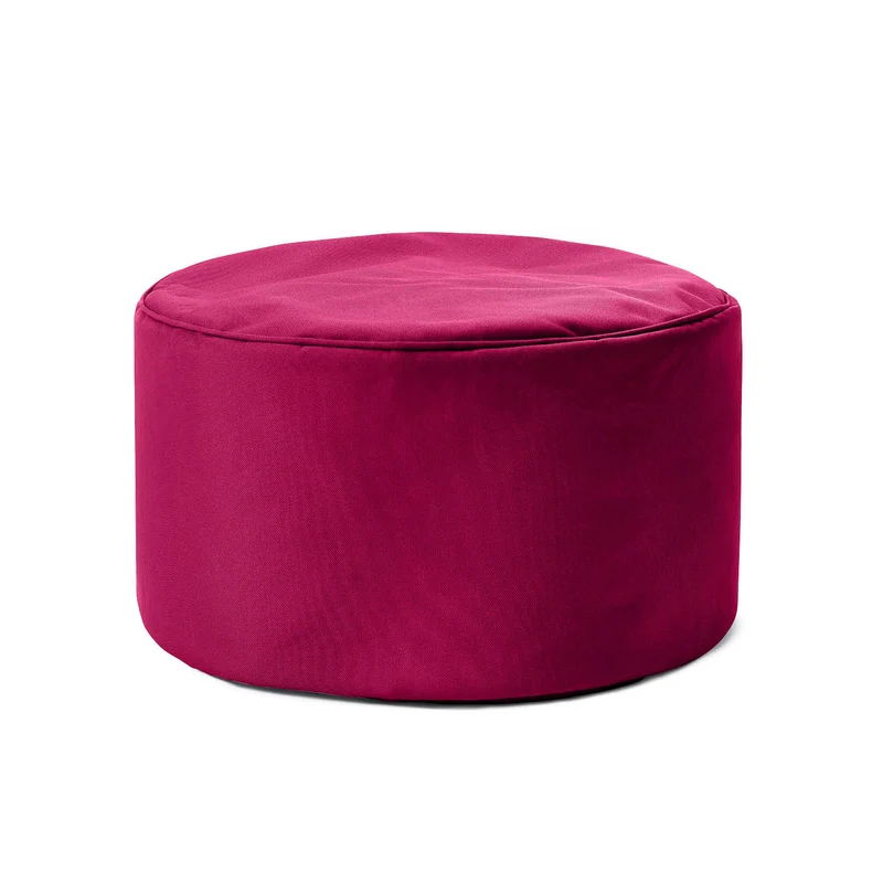 Sitzsack-Hocker/Pouf (50 L) - indoor & outdoor - Rotwein