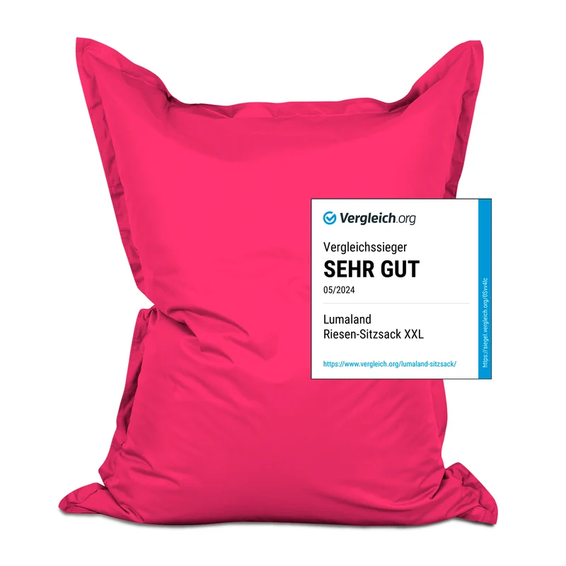 Sitzsack Classic XXL (380 L) - indoor & outdoor - Pink