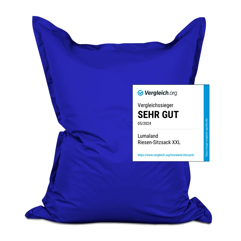Sitzsack Classic XXL (380 L) - indoor & outdoor - Royalblau