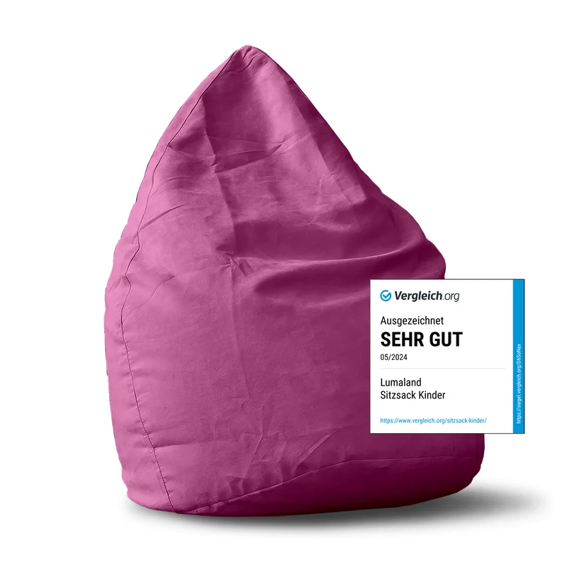 Luxury XL Sitzsack (120 L) - indoor - Pink
