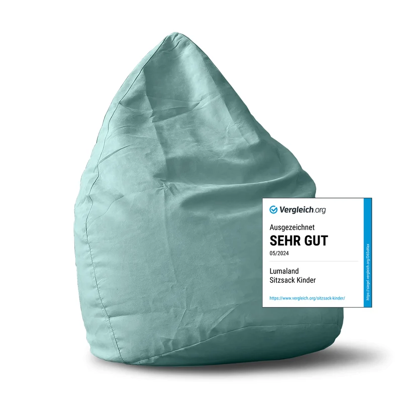 Luxury XL PLUS Sitzsack (220 L) - indoor - Türkis