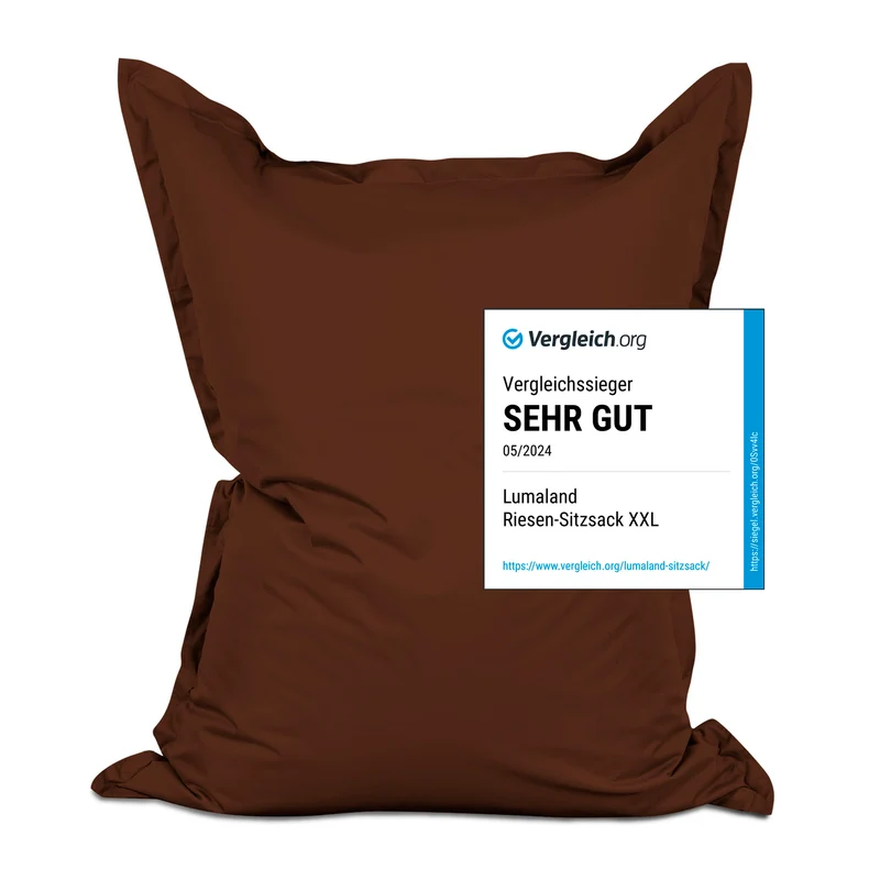 Sitzsack Classic XXL (380 L) - indoor & outdoor - Braun