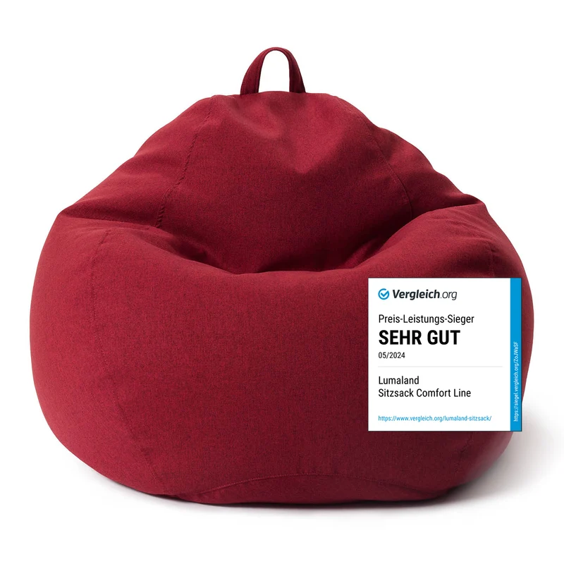 Comfort Line Sitzsack XXL - 315 L - Rot