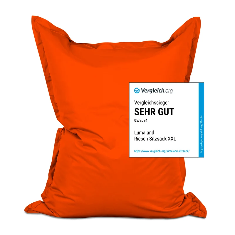 Sitzsack Classic XXL (380 L) - indoor & outdoor - Orange