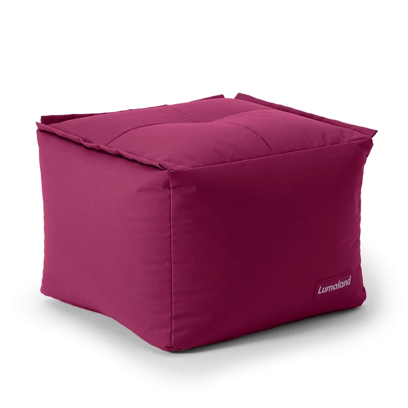 Sitzsack-Hocker (200 L) - Modulares System - indoor & outdoor - Rotwein