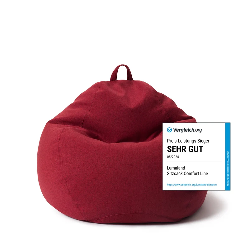 Comfort Line Sitzsack L - 185 L - Rot
