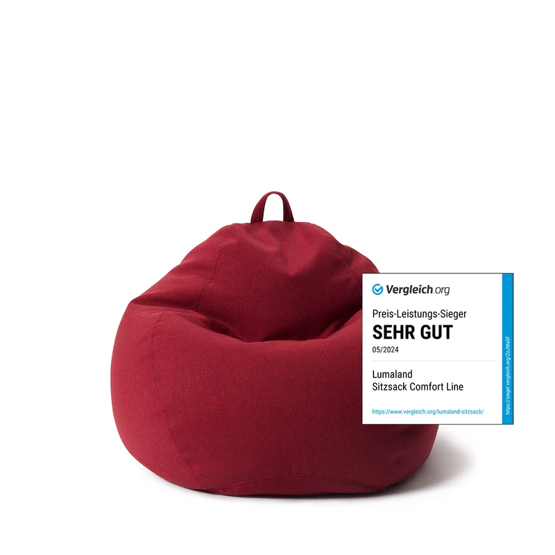 Comfort Line Sitzsack M - 120 L - Rot