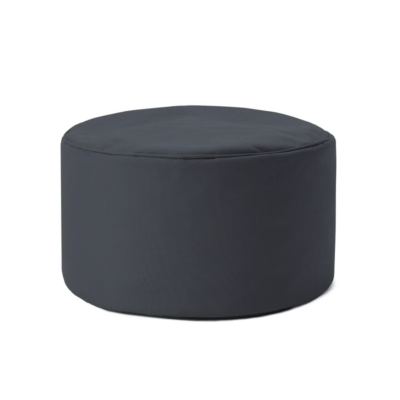 Sitzsack-Hocker/Pouf (50 L) - indoor & outdoor - Stahlgrau