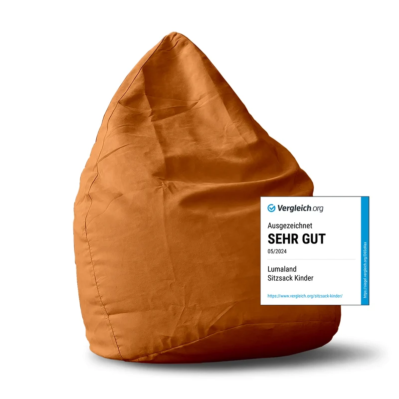 Luxury XL PLUS Sitzsack (220 L) - indoor - Orange