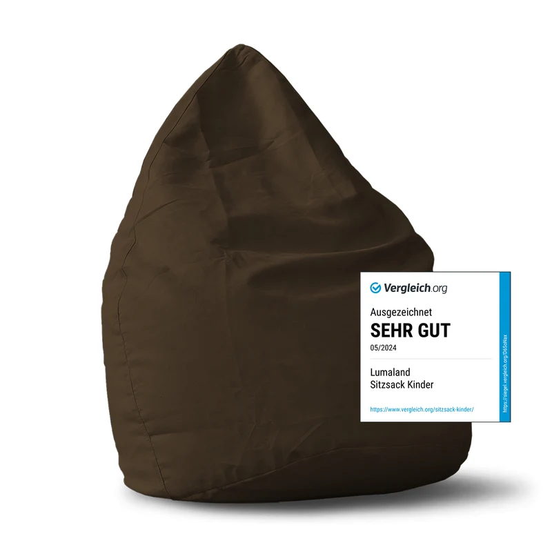 Luxury XL PLUS Sitzsack (220 L) - indoor - Braun