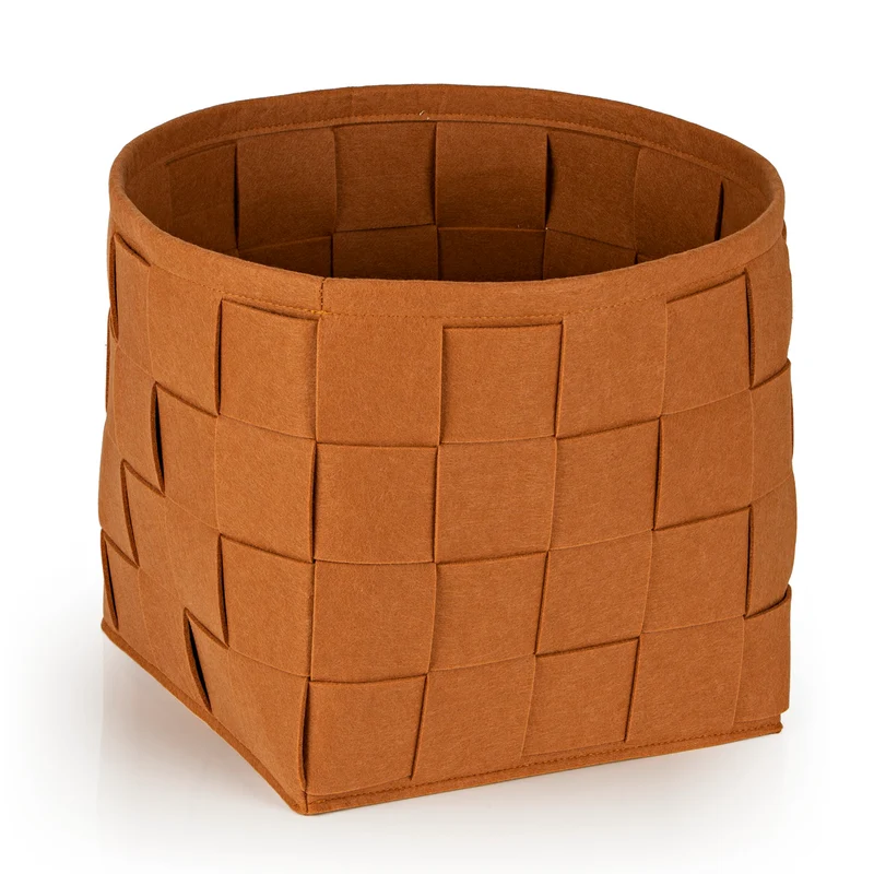 Filz-Aufbewahrungskorb M - 32 x 32 x 32 cm - Rost