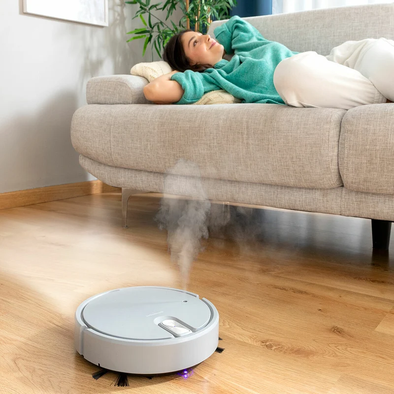 Multifunktionaler wiederaufladbarer 5-in-1-Roboterstaubsauger Varob InnovaGoods