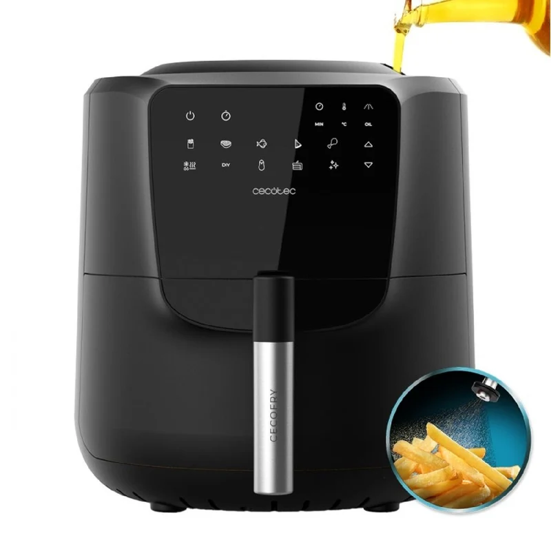 Luftfritteuse Cecotec Cecofry Rain 1500 W 1550 W 5,5 L Schwarz