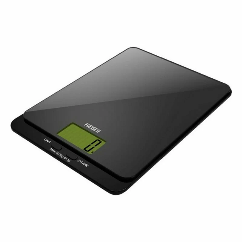 Digitale Küchenwaage Haeger KS-005.007A Schwarz