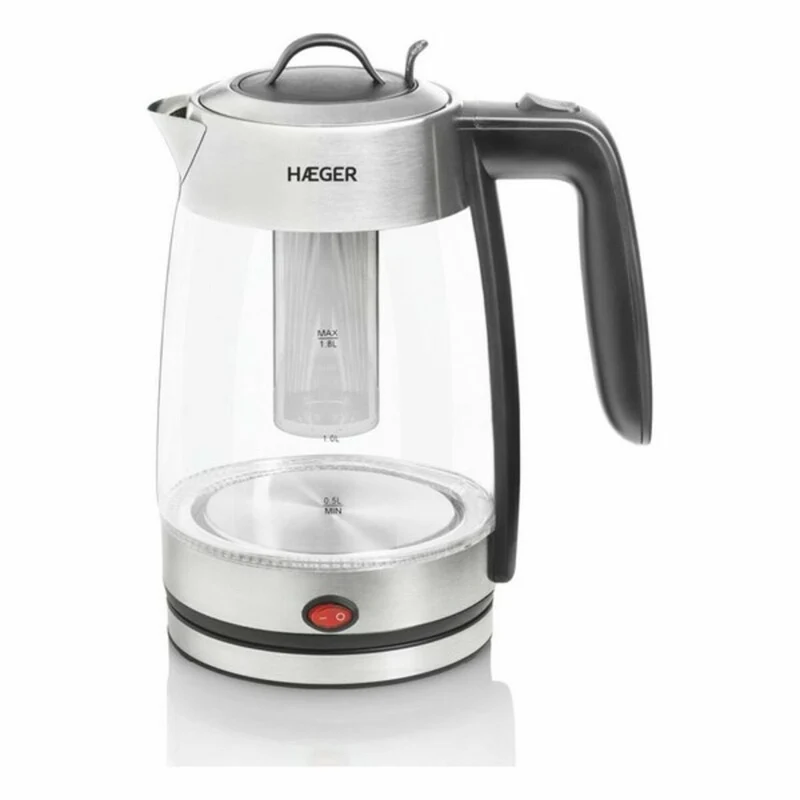 Wasserkocher und elektrischer Wasserkocher Haeger EK-22F.020A Weißer Edelstahl 2200 W