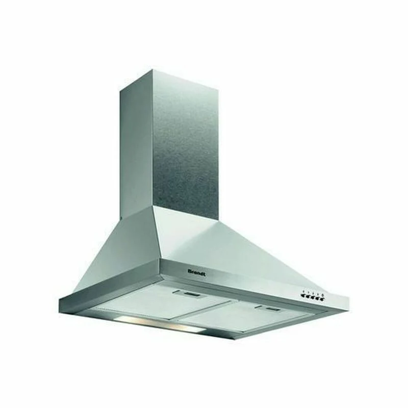 Konventionelle Haube Brandt AD1006X 80W 600 m3/h Edelstahl (60 cm)