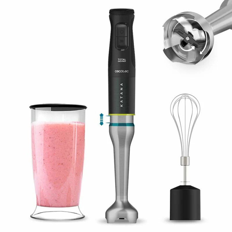 Handmixer Cecotec Katana 15 TotalDestroy Cream B Schwarz 1500 W