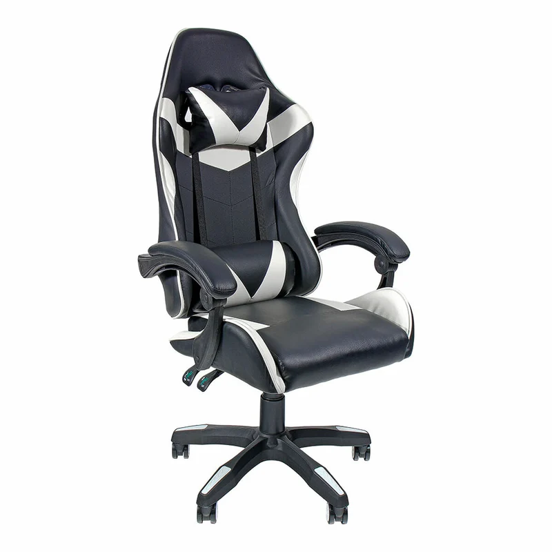 Gaming Stuhl EDM 75194 Weiß Schwarz