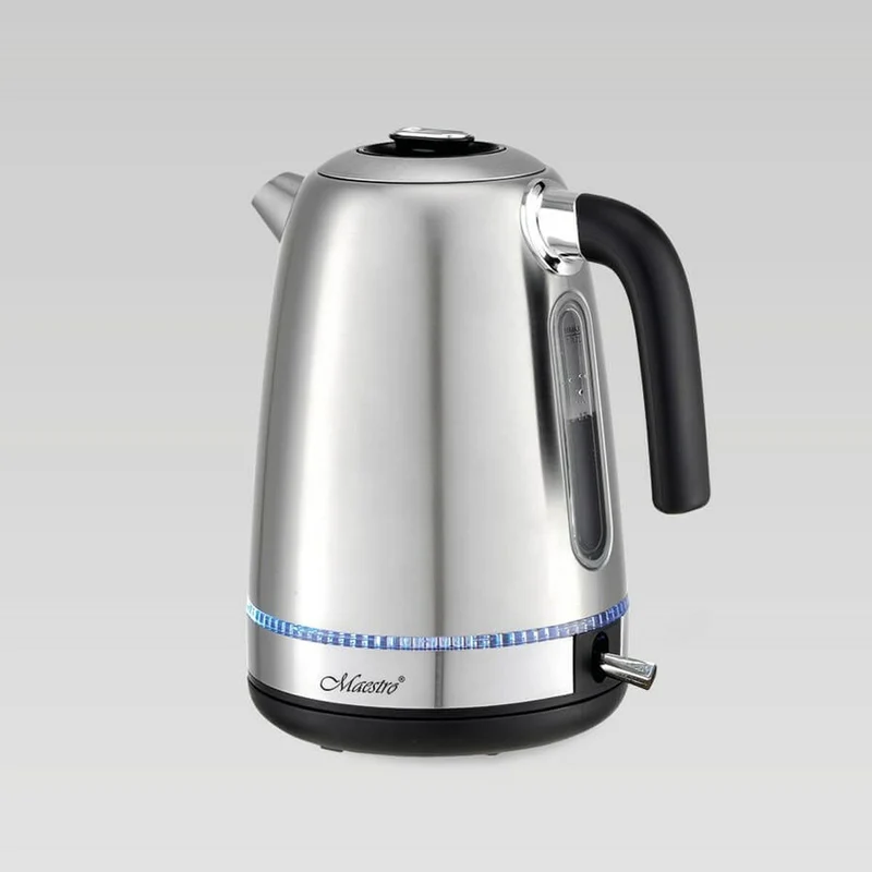 Wasserkocher Feel Maestro MR-050 Blau Silber Edelstahl 2200 W 1,7 L