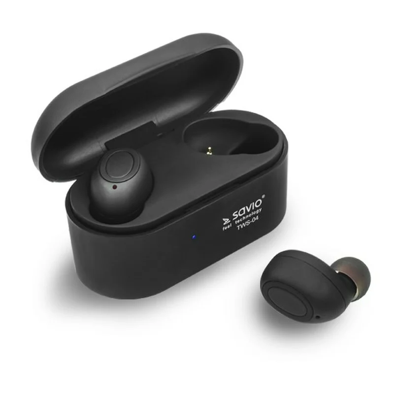 In-Ear-Bluetooth-Kopfhörer Savio TWS-04 Schwarz Graphit