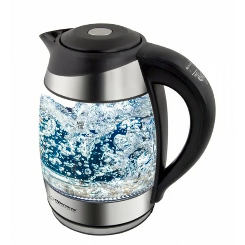 Wasserkocher Esperanza EKK026 Schwarz Mehrfarbig Glas Polypropylen Kunststoff 2200 W 1,7 L