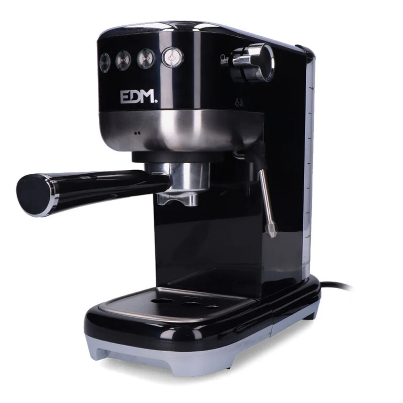 Express-Kaffeemaschine EDM 07707 Schwarz 2 Tassen 1,3 L