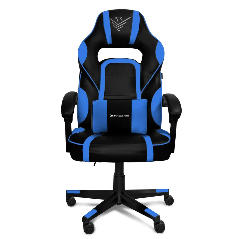 Gaming-Stuhl Phoenix TROPHY Blau/Schwarz Blau