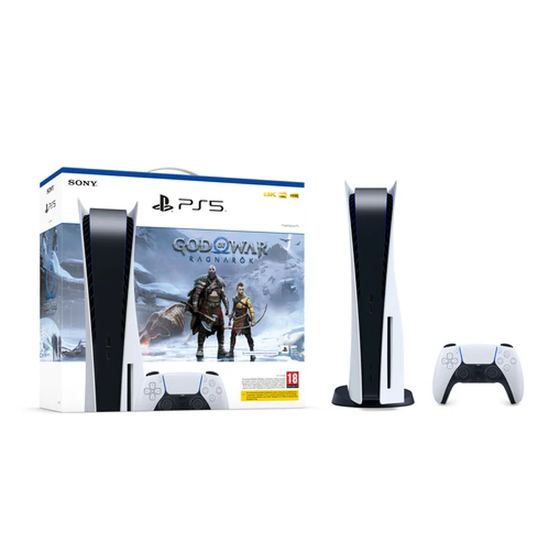 Sony PlayStation 5 + God of War Ragnarök 825 GB SSD