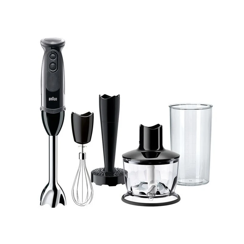 Multifunktions-Stabmixer mit Zubehör Braun MQ 5237 BK Schwarz 1000 W
