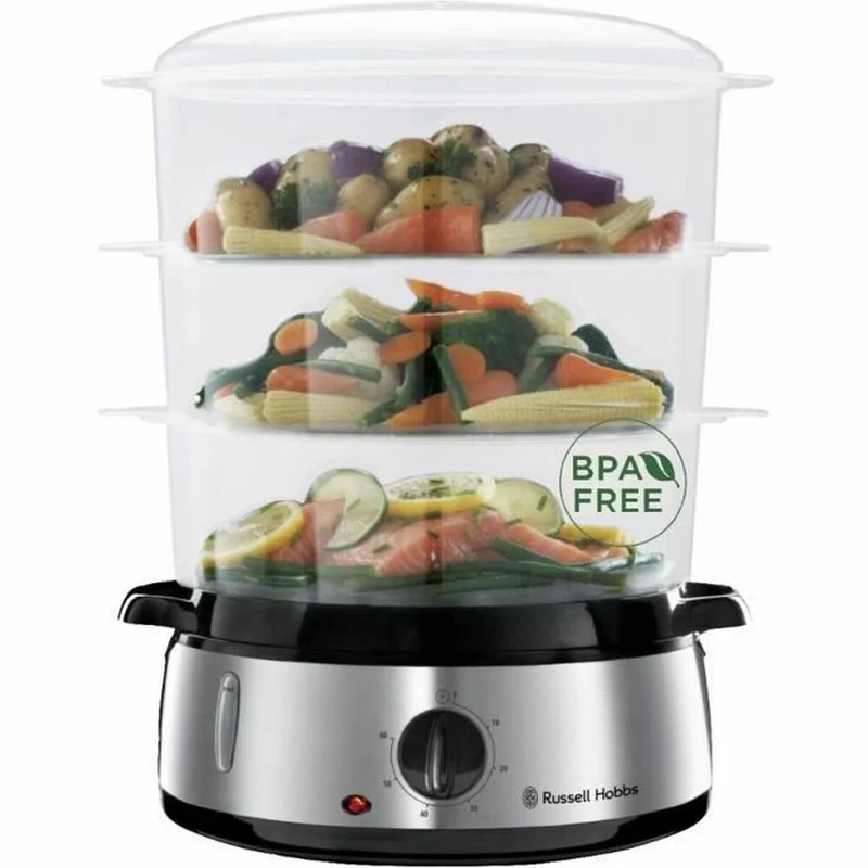 Multifunktions-Dampfgarer Russell Hobbs 19270-56 Schwarzer Edelstahl