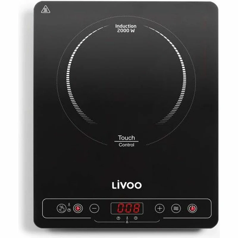 Elektrische Kochplatte Livoo DOC235 2000 W Schwarz