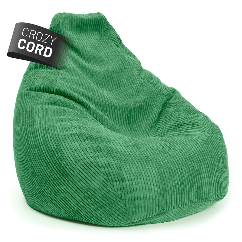 Sitzsack GIANT aus der Cord-Reihe - Dunkelgrün