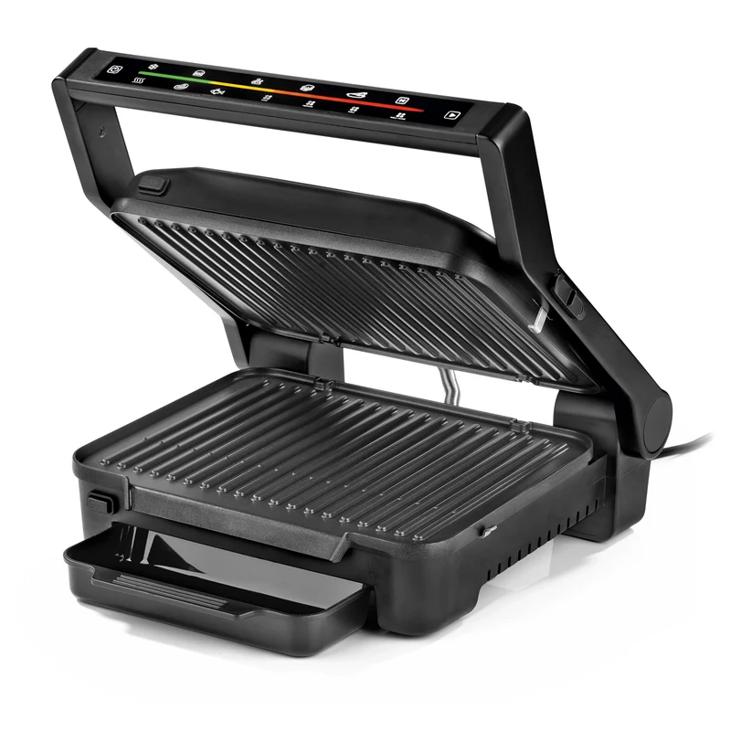 Digital-Kontakt-Grill Midnight Edition - 2000W - Touch-Display mit 6 Grill-Programmen