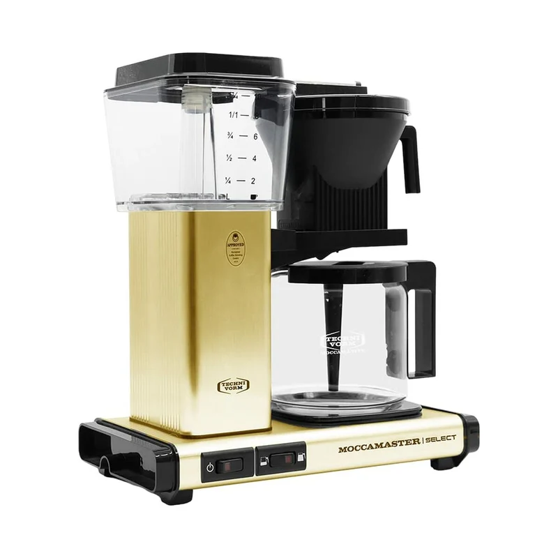 Filterkaffeemaschine Moccamaster KBG 741 AO Weißmessing 1,25 L