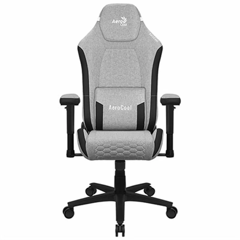 Gaming Stuhl Aerocool AEROCROWN-ASH-GREY Schwarz Grau