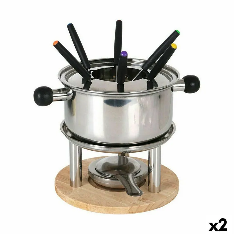 Fondue Santa Clara Edelstahl (2 Stück)