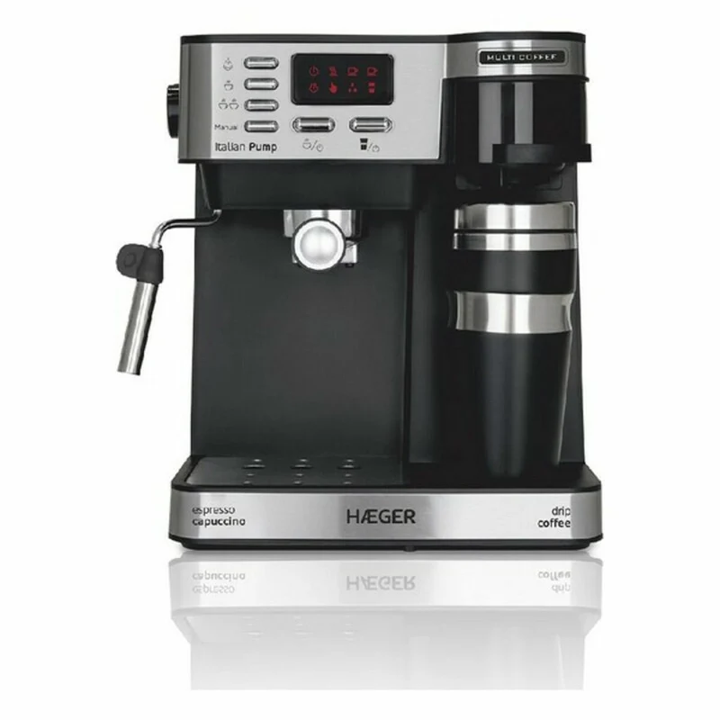 Manuelle Express-Kaffeemaschine Haeger CM-145.008A Mehrfarbig 1,2 L