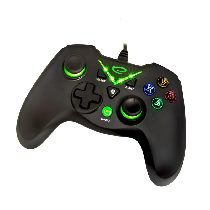 Gaming Control Esperanza Pirate EGG114K USB 2.0 Schwarz Grün Microsoft Xbox One PC Xbox Series X Xbox Series S