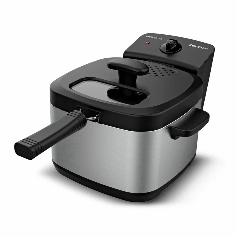 Fritteuse Taurus DF1200 2000 W 1,5 L Schwarz Silber