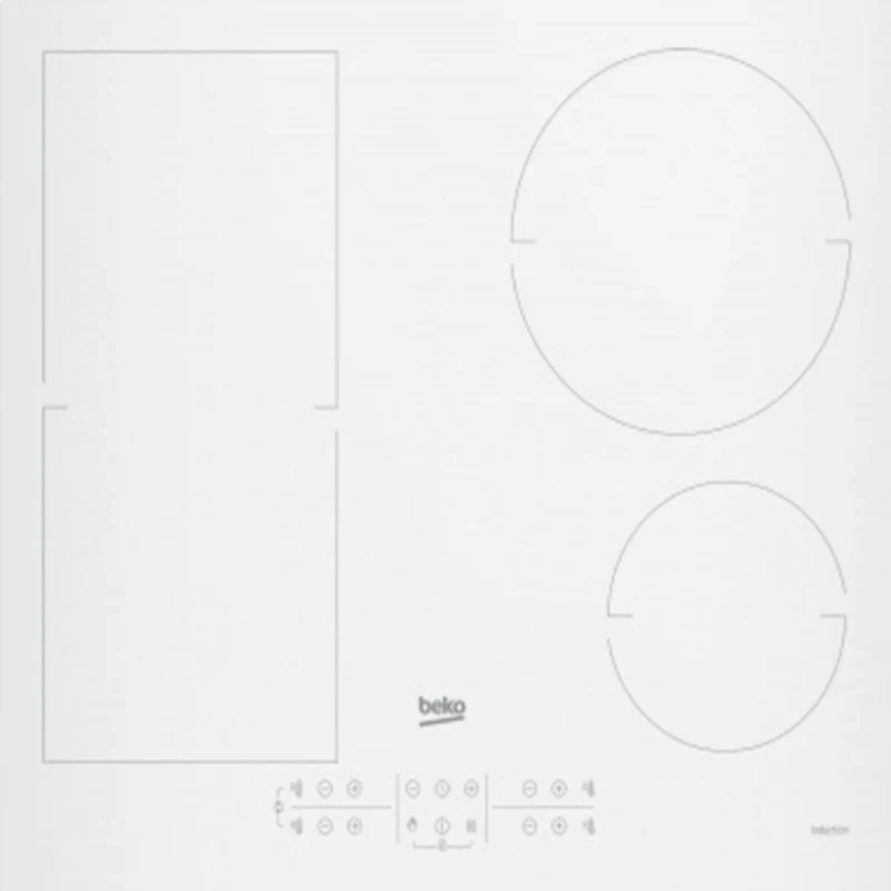 Induktionskochplatte BEKO 01302909 58 cm 7200 W