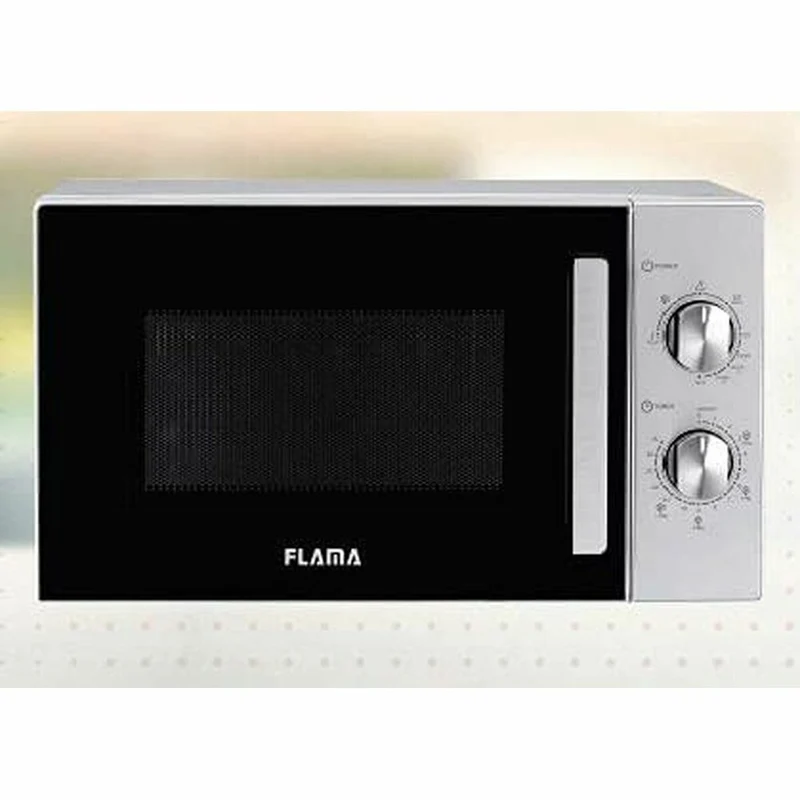 Mikrowelle mit Grill Flama 1803FL 700 W 20 L Silber Stahl 700 W 20 L